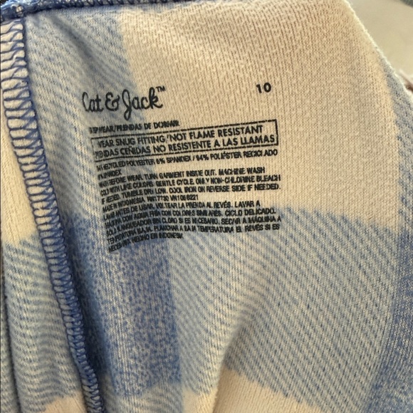 Boys 10 Cat and Jack Super Soft Snug Pajamas - Picture 2 of 2